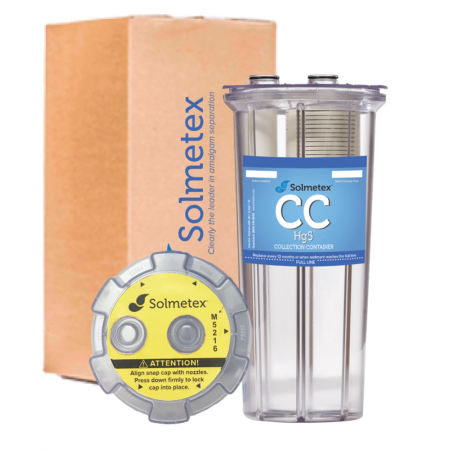 Solmetex Hg5 Collection Container with Recycle Kit - Distributed by Henry Schein